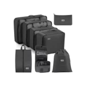 Foto 1 | Foto 1 | Organizadores De Maletas Para Viaje Impermeable Set 8 Piezas Eo Safe Imports Esi-15049-1 Negro
