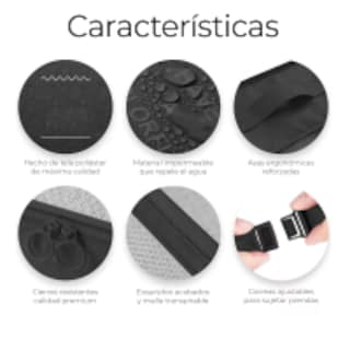 Foto 3 | Foto 3 | Organizadores De Maletas Para Viaje Impermeable Set 8 Piezas Eo Safe Imports Esi-15049-1 Negro
