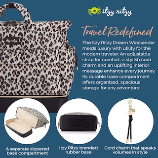 Foto 6 | Foto 6 | Bolsa De Viaje Itzy Ritzy Dream Weekender Lightweight Leopard - Venta Internacional.