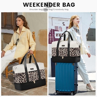Foto 3 | Foto 3 | Bolsa De Viaje Lovevook Weekender Con 2 Cubos De Embalaje Para Mujer - Venta Internacional.