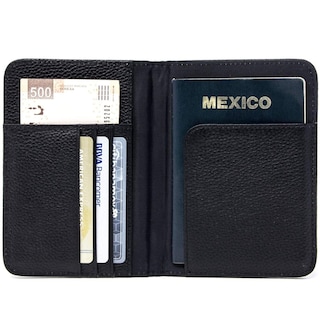 Foto 5 | Foto 5 | Vedicci Porta Pasaporte Para Viaje Color Negro Con Dorado