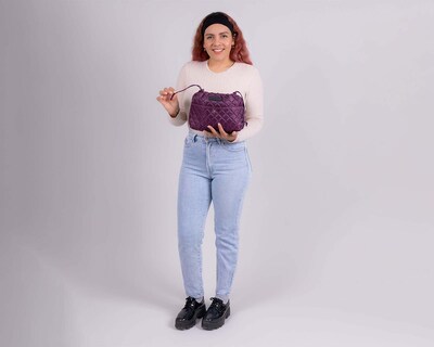 Foto 5 | Foto 5 | Organizador de Bolso Gorett Morado Yun Mediano