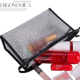 Foto 4 | Foto 4 | Bolsa Organizadora de Cosméticos Negra de Plástico