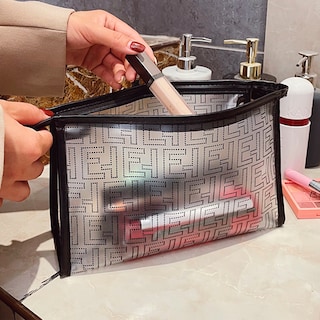 Foto 6 | Foto 6 | Bolsa Organizadora de Cosméticos Negra de Plástico