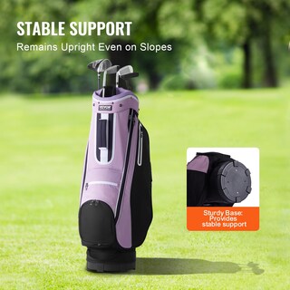 Foto 6 | Foto 6 | Bolsa Para Carrito De Golf Vevor Con Organizador De 14 Posiciones En La Parte Superior, Negro Y Morado - Venta Internacional.