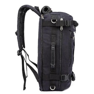 Foto 5 | Foto 5 | Mochila Huoguo Canvas Para Hombre De Gran Capacidad Negra - Venta Internacional.