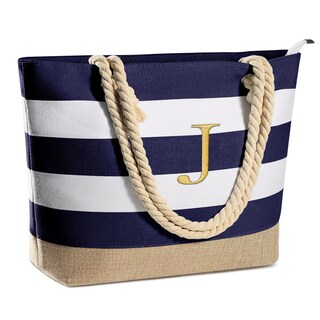 Foto 1 | Foto 1 | Bolsa De Playa Yoolife De Lona Impermeable Con Monograma Para Mujer - Venta Internacional.