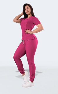 Foto 5 | Foto 5 | Uniforme Médico Quirúrgico Dama Antifluido Fiusha Sea Brazil