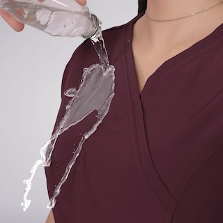Foto 4 | Foto 4 | Conjunto Quirúrgico Tinto para Mujer