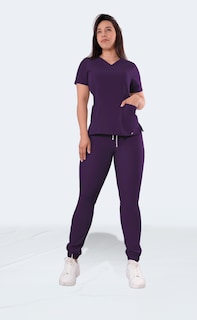 Foto 6 | Foto 6 | Uniforme Médico Quirúrgico Sea Brazil Antifluido Morado para Dama