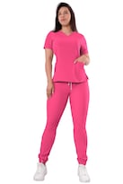 Uniforme Médico Quirúrgico Sea Brazil Antifluido Rosa para Mujer