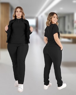 Foto 7 | Foto 7 | Uniforme Quirúrgico Dama 3pz Sea Brazil Tela Premium