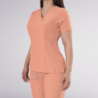 Foto 2 | Foto 2 | Uniforme Médico Quirúrgico Sea Brazil Antifluido color Durazno para Dama