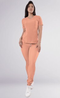 Foto 5 | Foto 5 | Uniforme Médico Quirúrgico Sea Brazil Antifluido color Durazno para Dama