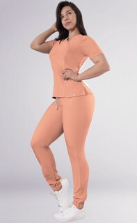 Foto 6 | Foto 6 | Uniforme Médico Quirúrgico Sea Brazil Antifluido color Durazno para Dama