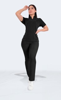 Foto 3 | Foto 3 | Uniforme Quirúrgico Dama Conjunto 3 Pzs Negro Sea Brazil