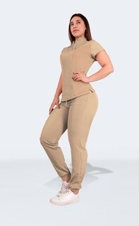 Foto 6 | Foto 6 | Uniforme Quirúrgico Dama Conjunto 3 Pzs Beige Sea Brazil