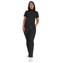Uniforme Quirúrgico Mujer Anti Fluidos Negro Sea Brazil