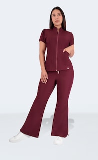 Foto 3 | Foto 3 | Conjunto Quirúrgico Antifluidos Vino Para Mujer Sea Brazil