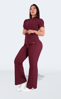 Foto 5 | Foto 5 | Conjunto Quirúrgico Antifluidos Vino Para Mujer Sea Brazil