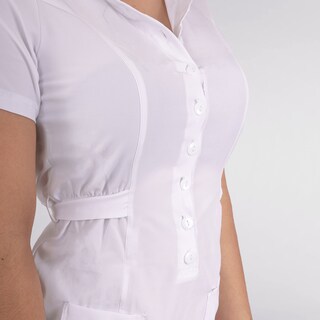 Foto 6 | Foto 6 | Bata Quirúrgica Pijama Dama Mujer Vestido Antifluido Blanco Sea Brazil