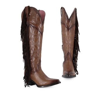 Foto 3 | Foto 3 | Botas Vaqueras Ladies el Malcreado de Piel para Mujer
