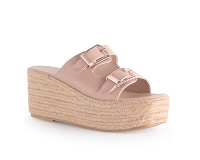 Foto 1 | Foto 1 | Alpargata Color Rosa Hebillas Material Sintético