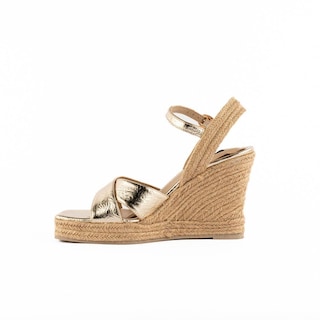 Foto 3 | Foto 3 | Plataforma Alpargata Yute Casual Para Mujer Walki Abril Dorado