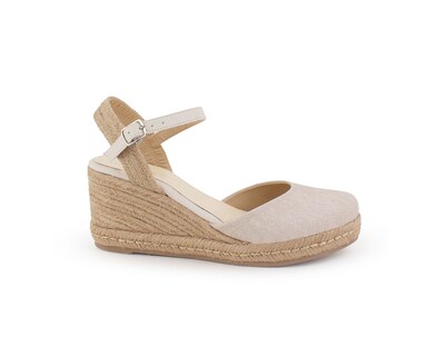 Foto 2 | Foto 2 | Alpargata Color Beige Hebilla Material Sintético