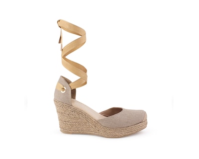 Foto 2 | Foto 2 | Alpargata Color Beige Cordones Material Sintético