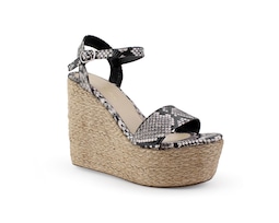 Alpargata Color Negro Hebilla Material Sintetico