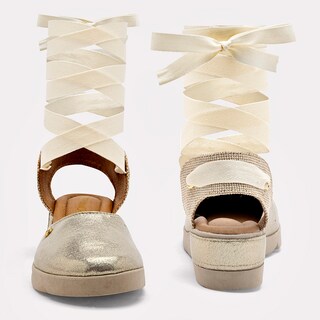 Foto 3 | Foto 3 | Moramora Zapatos Para Mujer Dorado