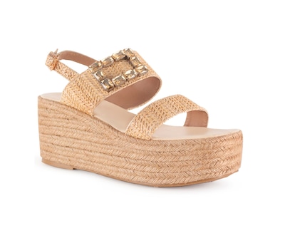 Foto 1 | Foto 1 | Alpargata Color Beige Adorno Material Sintético