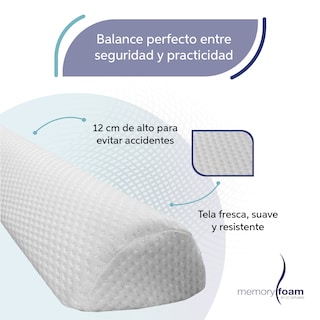 Foto 3 | Foto 3 | Dos Barandales De Cama Para Niños Para Evitar Caídas 132 X 19.5 X 12 Cm