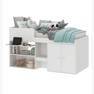 Foto 2 | Foto 2 | Cama Individual Skal Living Multifuncional con Mesa de Estudio Incorporada