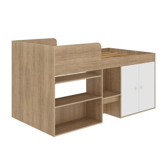 Foto 1 | Foto 1 | Cama Multifuncional Individual Skal Living Roble/Blanco