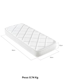 Foto 4 | Foto 4 | Colchón Mobi Lyon Blanco