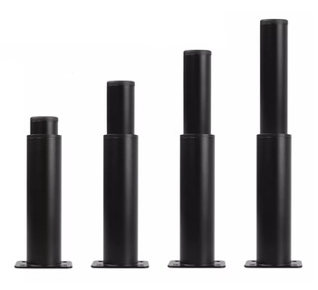 Foto 5 | Foto 5 | Patas para Muebles Lab.G Ajustable 8-12 cm 4 Piezas Negro