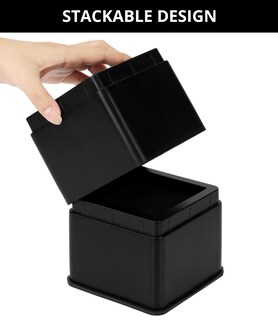 Foto 5 | Foto 5 | Colchones Utopia, Paquete De 8 Unidades, 8 Cm Y 15 Cm, Ajustables, Color Negro - Venta Internacional.