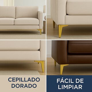 Foto 5 | Foto 5 | Kit 4 Patas Para Mueble 12 Cm Jauz Color Dorado