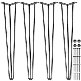Foto 1 | Foto 1 | Patas De Mesa Vevor Hairpin De Acero Al Carbono Negro De 71,1 Cm, Juego De 4 Unidades - Venta Internacional.