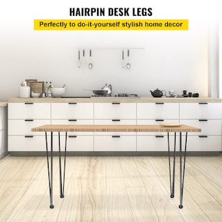Foto 2 | Foto 2 | Patas De Mesa Vevor Hairpin De Acero Al Carbono Negro De 71,1 Cm, Juego De 4 Unidades - Venta Internacional.