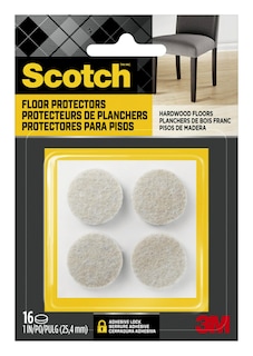 Foto 1 | Foto 1 | Almohadillas De Fieltro Para Muebles, Estilo Escocés, Para Pisos De Madera, Paquete De 16 - Venta Internacional.