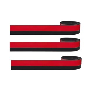 Foto 1 | Foto 1 | Guardapolvo Cubre Puerta Atrapa Polvo 3 Piezas Negro/rojo