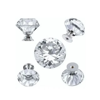 Foto 3 | Foto 3 | Pomo De Cristal Para Cajón, Lab.g 30 Mm, 20 Piezas Plata