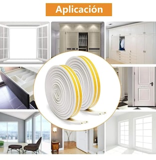 Foto 4 | Foto 4 | Xtellar Burlete Adhesivo 30m: Aislante Favorecedor Contra Viento Para Puertas Y Ventanas