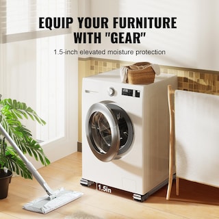 Foto 4 | Foto 4 | Appliance Rollers Vevor Heavy Duty Mobile Base Blanca - Venta Internacional.