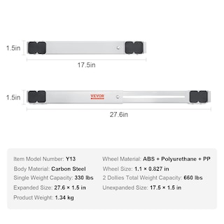 Foto 7 | Foto 7 | Appliance Rollers Vevor Heavy Duty Mobile Base Blanca - Venta Internacional.