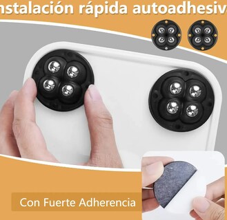 Foto 4 | Foto 4 | Xtellar Ruedas Giratorias Autoadhesivas 360° Premium Para Muebles Y Proyectos - Pack De 8