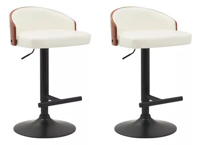 Foto 1 | Foto 1 | Set 2 Bancos Altos Barra Desayunador Cocina Giratorio Premium